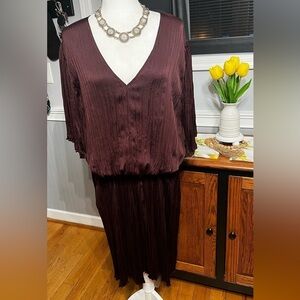 VINCE Women’s Pleated Dress